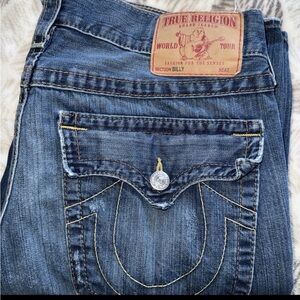 True Religion men’s Blue Jeans 36